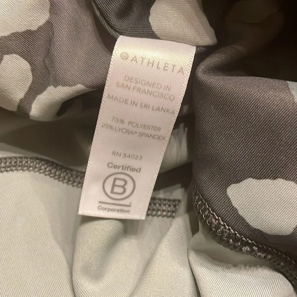 Athleta Ultimate Stash Pocket Camo 7/8 Tight Leggings Size 2X - Picture 5 of 9